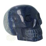 Blauwe kwarts kristallen schedel 1499 gram