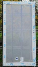 pvc terrasraam , raam 111 x 218 wit / earl platin metallic, 75 tot 150 cm, Kunststof, Deurkozijn, Nieuw