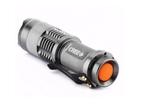 Torch LED 300 Lumens zaklamp mini silver 9,3 CM, Nieuw, Verzenden