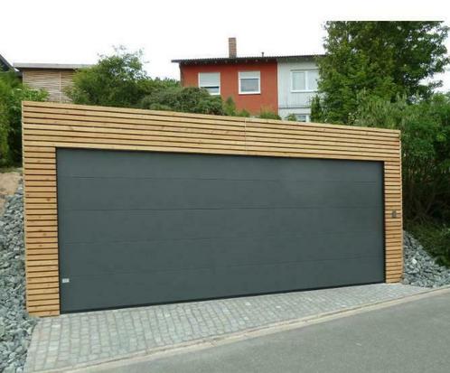 Porte Sectionnelle De Garage Motorisée 2 télécommandesPorte, Bricolage & Construction, Volets, Gris, Neuf, 200 cm ou plus, Fonctionnement électrique