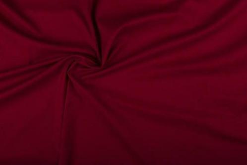 Katoen stof bordeaux rood - Katoenen stof 60m op rol, Hobby en Vrije tijd, Stoffen en Lappen, 120 cm of meer, 200 cm of meer, Rood