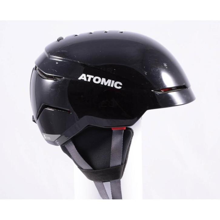 51 52 53 54 55 skihelm/snowboardhelm ATOMIC SAVOR, BLACK/gre, Sport en Fitness, Skiën en Langlaufen, Ski, Overige typen, Gebruikt