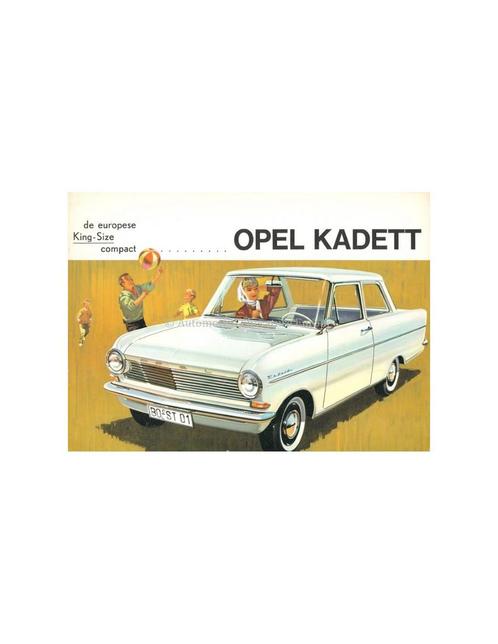 1962 OPEL KADETT A BROCHURE NEDERLANDS, Boeken, Auto's | Folders en Tijdschriften, Ophalen of Verzenden