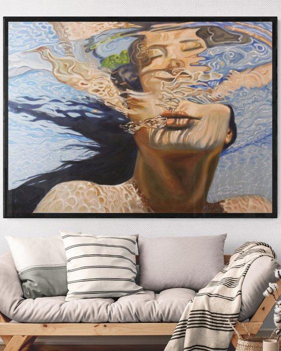 Paul Edmund Herman - Study in Refracted Light - Oil On, Antiek en Kunst, Kunst | Schilderijen | Modern