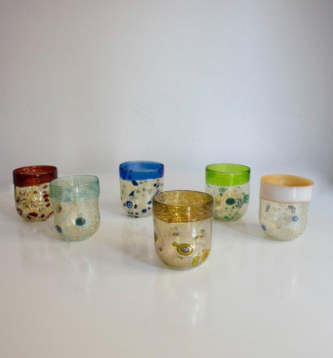 Ribes the Art of Glass - Maryana Iskra - Drinkset (6) -, Antiquités & Art, Antiquités | Verre & Cristal