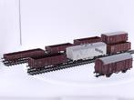Schaal H0 Roco 44002 set van 8 goederenwagons van de DB #..., Hobby & Loisirs créatifs, Trains miniatures | HO, Ophalen of Verzenden