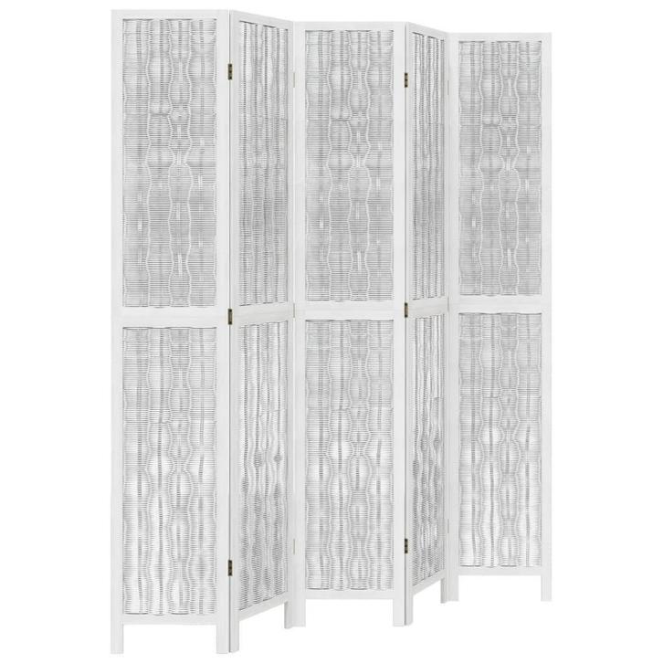 Kamerscherm 180x220 cm Wit | Retour Deal | 47% Korting, Huis en Inrichting, Woonaccessoires | Kamerschermen, Nieuw, Verzenden
