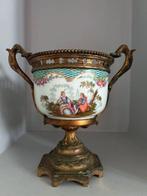 Meissen - Vase à double anse - Porcelaine tendre, Antiek en Kunst