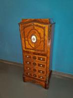 Crédence - Bois, Bronze, Porcelaine