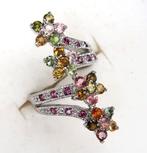 Zilver, Ring Tuin der Feeën - Toermalijn & Graniet:, Antiek en Kunst