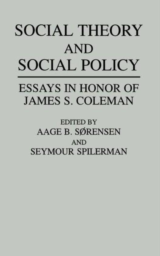 Social Theory and Social Policy 9780275942359 Aage Sorensen, Livres, Langue | Anglais, Envoi
