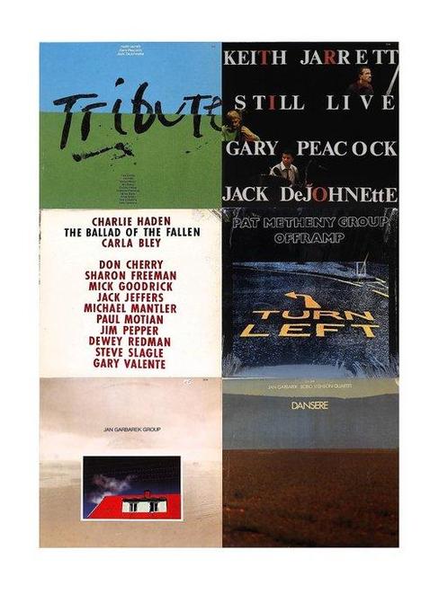 ECM Label Artists - 8 x Audiophile Jazz Albums on ECM label, Cd's en Dvd's, Vinyl Singles