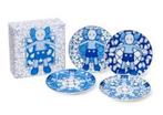 Kaws (1974) - Set of four plates - KAWS