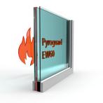 Dubbel glas Pyroguard EW60 (stalen constructie) - HR 6 mm, Doe-het-zelf en Bouw, Glas en Ramen, Verzenden, Nieuw