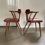 Thonet, Ligna - Stoel (2) - Zeldzaam model - Hout, kunstleer, Antiek en Kunst