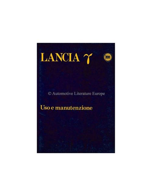 1981 LANCIA GAMMA BERLINA INSTRUCTIEBOEKJE ITALIAANS, Autos : Divers, Modes d'emploi & Notices d'utilisation
