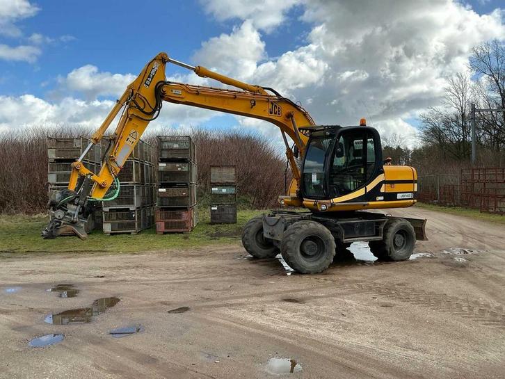 2008 JCB JS145W Banden graafmachine, Articles professionnels, Machines & Construction | Grues & Excavatrices