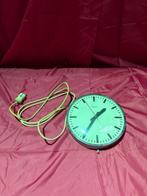 Klok - NUFA industriële wandklok – vintage fabrieksschool