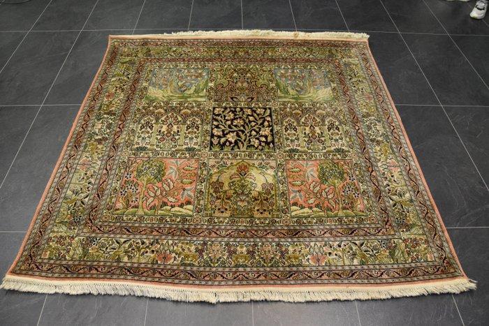 Kaschmir Seide - Tapijt - 180 cm - 185 cm - Kaschmir, Maison & Meubles, Ameublement | Tapis & Moquettes