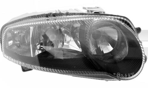 Alfa Romeo 147 2000-2005 Zwart Koplamp Links (Koplampen), Auto-onderdelen, Verlichting, Nieuw, Verzenden