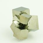 XL! Hoge kwaliteit! Pyriet kristalcluster - Hoogte: 8.5 cm -