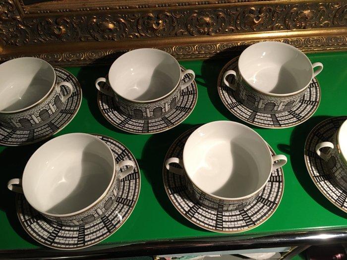 Rosenthal - Fornasetti - Soepkom (6) - Palladiana -, Antiek en Kunst, Antiek | Meubels | Tafels