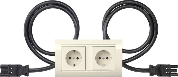 Gira Standaard 55 Dubbele Stopcontact Met Frame Type 10 -, Bricolage & Construction, Électricité & Câbles, Envoi