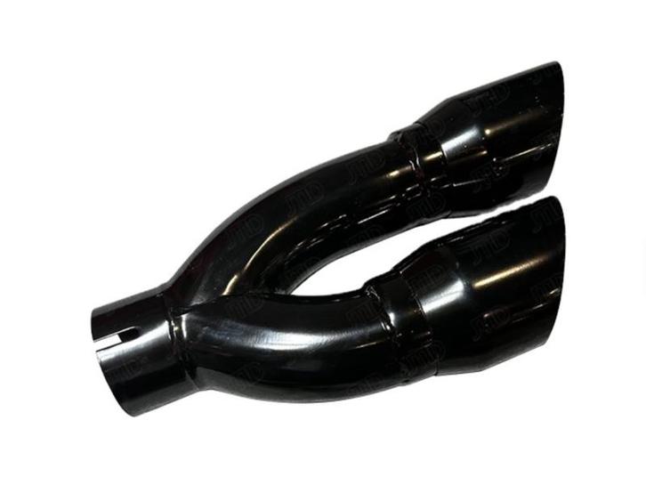 2X 4inch uitgang - 2,5 inch ingang uitlaat sierstuk Zwart, Auto-onderdelen, Uitlaatsystemen, Nieuw, Ophalen of Verzenden