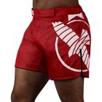 Hayabusa Icon Mid-Length Vechtsport Broek Rood Wit, Kleding | Heren, Sportkleding, Verzenden, Hayabusa, Vechtsport, Rood