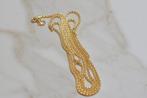 Halsketting - 18 karaat Geel goud - Lange gouden ketting, Handtassen en Accessoires, Kettingen, Nieuw