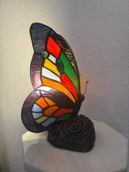 Lamp - Glas-in-lood, Antiek en Kunst, Curiosa en Brocante