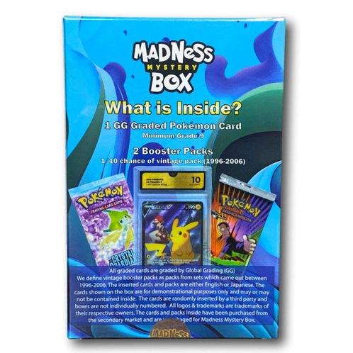 Pokémon Box - Graded Card & Packs - Madness Mystery Box -, Hobby en Vrije tijd, Verzamelkaartspellen | Pokémon