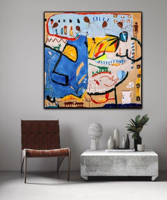 Alfonso Sánchez (XX) - The Jumper (XXL), Antiek en Kunst, Kunst | Schilderijen | Modern