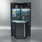 Datona Werkplaatsinrichting PREMIUM hoekwerkbank met RVS, Doe-het-zelf en Bouw, Werkbanken, Ophalen of Verzenden, Nieuw