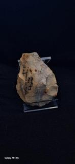 Paleolithisch Vuursteen biface en silex multicolore, Antiek en Kunst