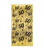 50 Jaar Deurgordijn Goud Zwart, Verzenden, Nieuw