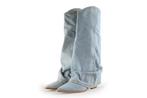 Sacha Cowboy laarzen in maat 37 Blauw | 5% korting, Kleding | Dames, Zo goed als nieuw, Sacha, Verzenden, Blauw