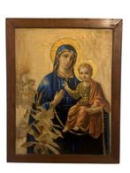 Italiaanse school (XX) - Madonna con Bambino, Antiek en Kunst, Kunst | Schilderijen | Klassiek