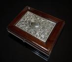 Kist - Doos van 925 zilver - hout