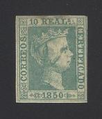 Spanje 1850 - 10 Reales Isabel II met mening - Edifil nº 5, Postzegels en Munten, Postzegels | Europa | Spanje, Gestempeld