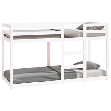 Stapelbed 75x190 wit grenen - Retour deal - 40% korting! beschikbaar voor biedingen