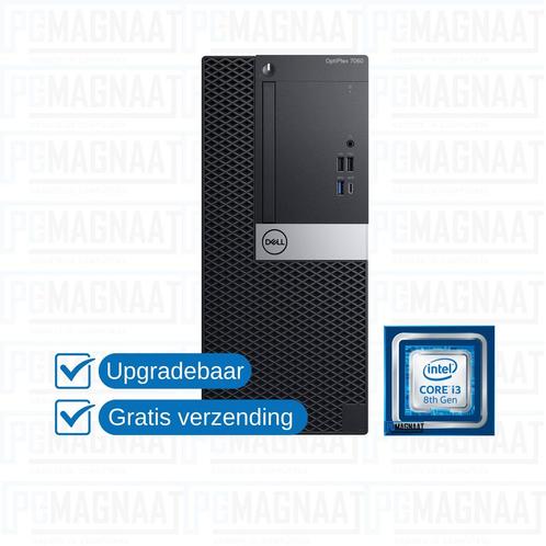 Dell Optiplex 7060 MT i3-8100 8GB 256GB NVMe windows 10/11, Computers en Software, Desktop Pc's, 3 tot 4 Ghz, SSD, Zo goed als nieuw