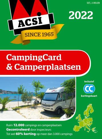 CampingCard & Camperplaatsen 2022 / ACSI Campinggids ACSI, Verzenden, ACSI