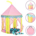 vidaXL Kinderspeeltent met 250 ballen 100x100x127 cm roze, Kinderen en Baby's, Verzenden, Nieuw