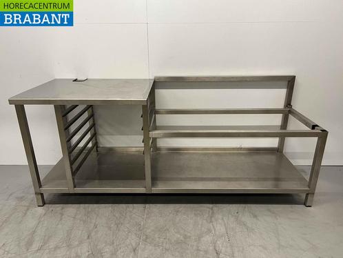 Base de table de travail en acier inoxydable 207,5 x 70 x 85, Zakelijke goederen, Horeca | Overige, Verzenden