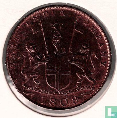 Madras 10 cash 1808 (4.66 g), Timbres & Monnaies, Monnaies | Asie, Envoi