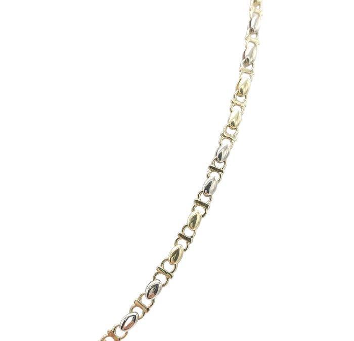 Halsketting - 18 karaat Geel goud, Witgoud, Handtassen en Accessoires, Kettingen