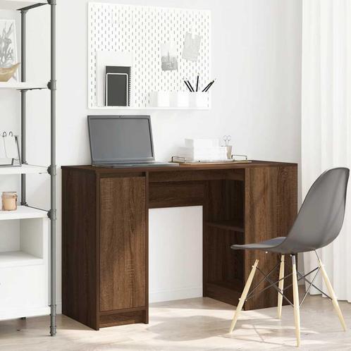 vidaXL Bureau 120x42x76 cm spaanplaat bruin eikenkleurig, Huis en Inrichting, Bureaus, Nieuw, Verzenden