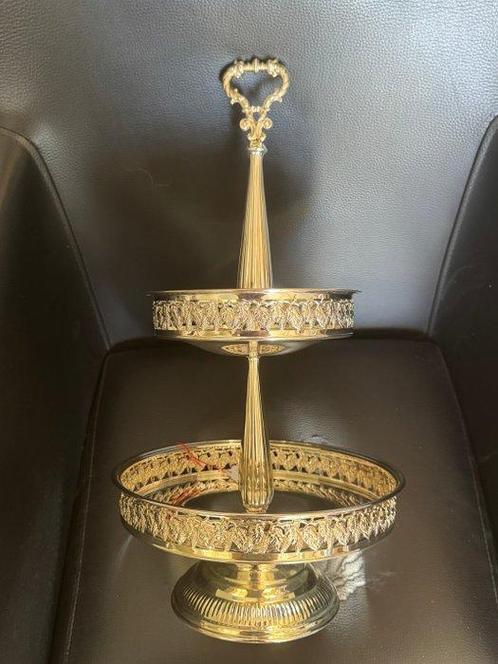 Centre de table - Argent 800 - Etagère centrepiece, Antiek en Kunst, Antiek | Zilver en Goud