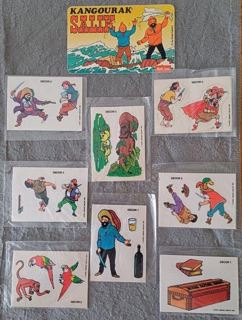 Tintin - 8 Stickers Autocollants Nesquik Tintin Le secret de, Boeken, Stripverhalen